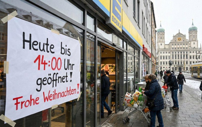 🎄 Как работают магазины в Аугсбурге на праздники: сохраняйте графикЧтобы не бегать в последний момент по закрытым дверям, публик...