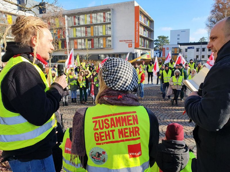 🚨 Забастовка Verdi: во вторник под ударом университетская клиника и вузы АугсбургаПрофсоюз Verdi объявил о новом этапе забастово...