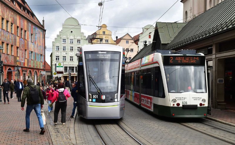 🚋 Новые трамваи в Аугсбурге: уже скоро на линии