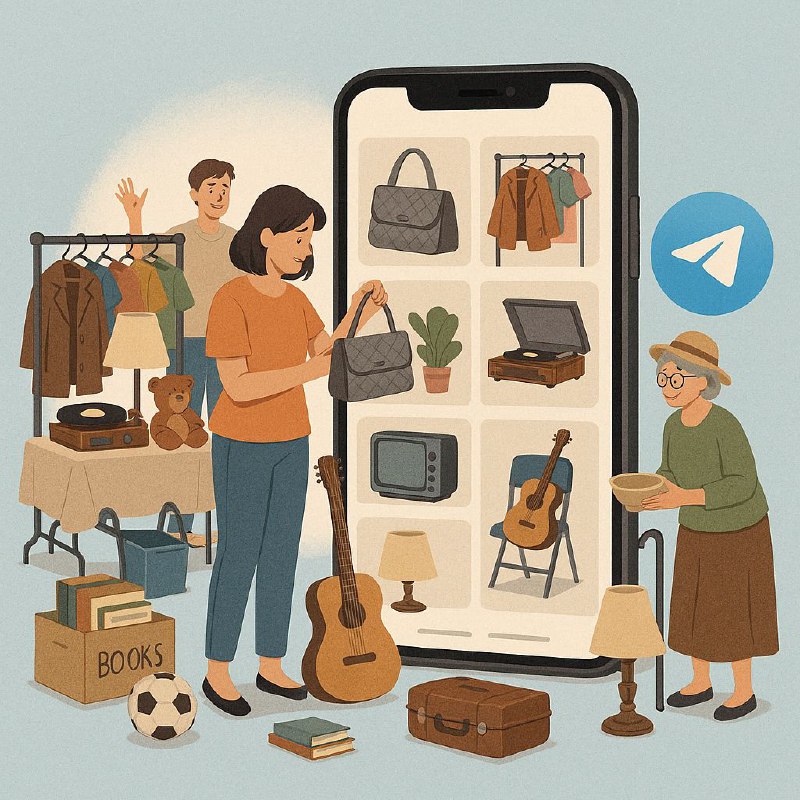 🛍 Самая большая телеграм-барахолка Аугсбурга