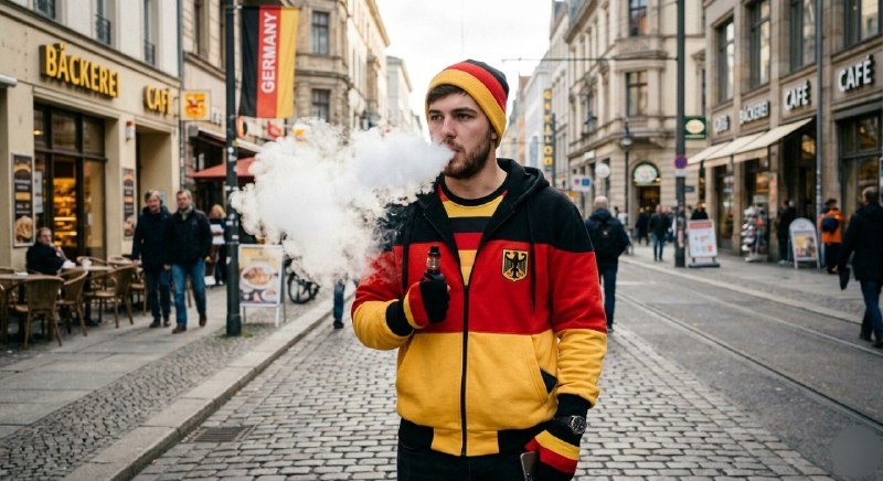 🚭 В Германии хотят запретить одноразовые вейпы уже в 2026 году